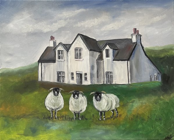 Image of The Sheep And The Cottage